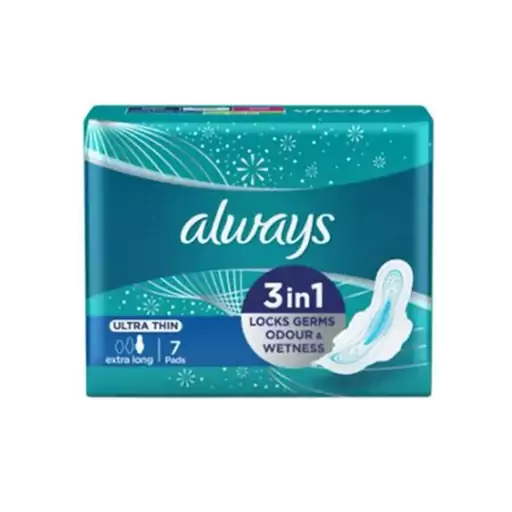 نواربهداشتی خیلی نازک و خیلی بلند always بسته یک عددی(7 عدد)